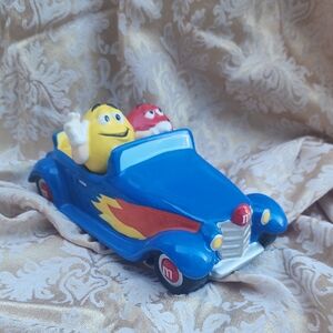 M&M'S Blue and Yellow Toy Car with Characters
